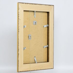 Efecto marco barroco perfil 31 marrón 29,7x42 cm cristal acrílico calidad museo