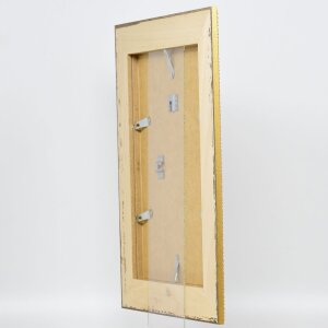 Efecto Marco Barroco Perfil 31 plata 62x93 cm Cristal Acrílico Calidad Museo