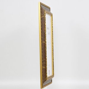 Efecto marco barroco perfil 31 marrón 62x93 cm cristal acrílico calidad museo