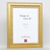 Efecto marco barroco perfil 31 oro 10,5x14,8 cm cristal acrílico calidad museo