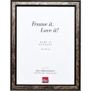 Marco de fotos de madera Effect Profil 64 Negro 40x60 cm...