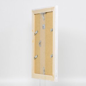 Efecto marco de madera 2240 blanco 35x100 cm cristal acrílico calidad museo
