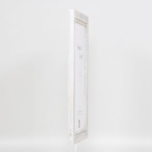 Efecto marco de madera 2240 blanco 35x100 cm cristal acrílico calidad museo