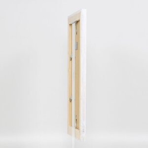 Efecto marco de madera 2240 blanco 35x100 cm cristal acrílico calidad museo