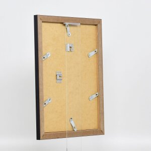 Efecto marco 2310 plata alto brillo 25x50 cm cristal acrílico calidad museo