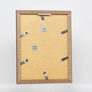 Marco efecto 2310 plata alto brillo 35x50 cm cristal acrílico calidad museo