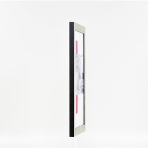 Efecto Marco 2310 plata antigua 40x40 cm cristal acrílico calidad museo