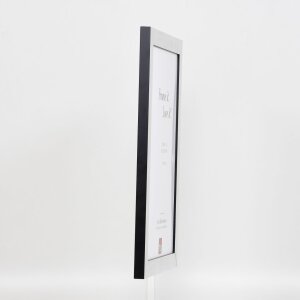 Marco efecto 2310 plata alto brillo 61x91,5 cm cristal acrílico calidad museo