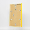 Efecto marco de madera Top Cube 7x10 cm vidrio acrílico amarillo calidad museo