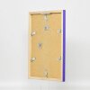 Efecto Marco de madera Cubo superior 9x13 cm cristal acrílico morado calidad museo