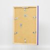 Efecto Marco de madera Cubo superior 9x13 cm cristal acrílico morado calidad museo