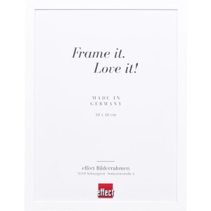 Marco de fotos de madera Effect Top Cube 10x10 cm Blanco...