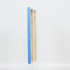 Efecto Marco de madera Cubo superior 23x70 cm cristal acrílico azul calidad museo