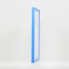 Efecto Marco de madera Cubo superior 23x70 cm cristal acrílico azul calidad museo