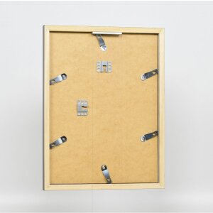 Cubo superior con marco de madera efecto 35x100 cm cristal acrílico platino calidad museo