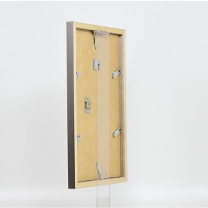 Cubo superior con marco de madera efecto 35x100 cm cristal acrílico platino calidad museo