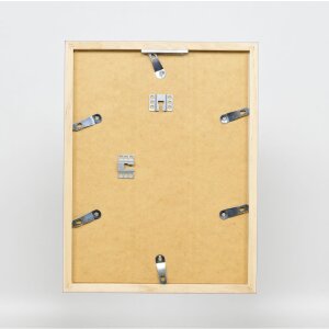 Efecto Marco de madera Cubo superior 45x60 cm cristal acrílico púrpura calidad museo