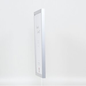 Efecto marco de madera Top Cube 50x65 cm plata cristal acrílico calidad museo