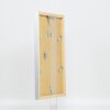 Efecto marco de madera Top Cube 62x93 cm plata cristal acrílico calidad museo