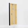 Cubo superior con marco de madera efecto 62x93 cm cristal acrílico negro calidad museo