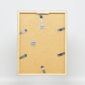 Cubo superior con marco de madera efecto 70x70 cm cristal acrílico negro calidad museo