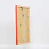 Efecto marco de madera Cubo superior 30,5x91,5 cm cristal acrílico rojo calidad museo