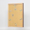 Marco de madera efecto palisandro Top N 27x48 cm cristal acrílico calidad museo