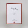 Efecto marco de plástico Art rojo 13x13 cm cristal de museo
