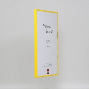 Marco de plástico efecto Art amarillo 20x28 cm cristal de museo