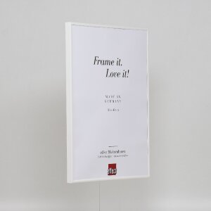 Efecto marco de plástico Art blanco 50x75 cm cristal de museo