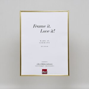 Marco de plástico efecto Art gold 59,4x84,1 cm cristal de museo