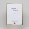 Marco de plástico efecto Art gold 59,4x84,1 cm cristal de museo