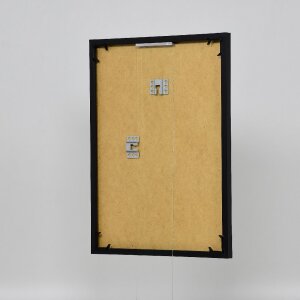 Marco de plástico efecto Art negro 59,4x84,1 cm cristal de museo