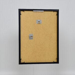 Marco de plástico efecto Art negro 59,4x84,1 cm cristal de museo