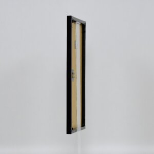 Marco de plástico efecto Art negro 59,4x84,1 cm cristal de museo