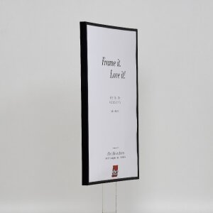 Marco de plástico efecto Art negro 59,4x84,1 cm cristal de museo