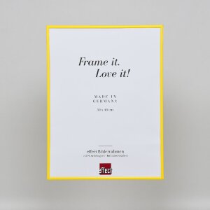 Marco de plástico efecto Art amarillo 59,4x84,1 cm cristal de museo