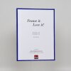 Marco de plástico efecto Art azul 59,4x84,1 cm cristal de museo