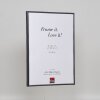Efecto marco de plástico Art antracita 59,4x84,1 cm cristal de museo