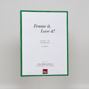 Marco de plástico efecto Art verde 60x90 cm cristal de museo