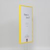 Marco de plástico efecto Art amarillo 30,5x91,5 cm cristal de museo
