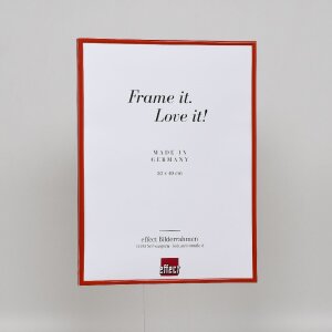 Marco de plástico efecto Art rojo 30,5x91,5 cm cristal de museo