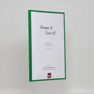 Marco de plástico efecto Art verde 30,5x91,5 cm cristal de museo
