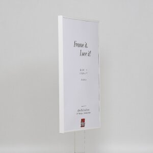 Marco de plástico efecto Art blanco 61x91,5 cm cristal de museo