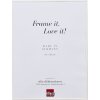 Marco de plástico efecto Art blanco 61x91,5 cm cristal de museo