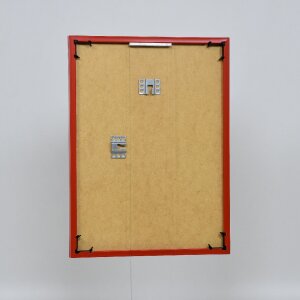 Marco de plástico efecto Art rojo 61x91,5 cm cristal de museo