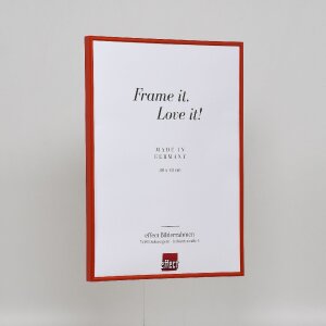 Marco de plástico efecto Art rojo 61x91,5 cm cristal de museo