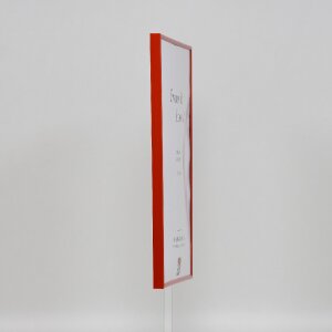 Marco de plástico efecto Art rojo 61x91,5 cm cristal de museo