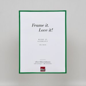 Marco de plástico efecto Art verde 61x91,5 cm cristal de museo