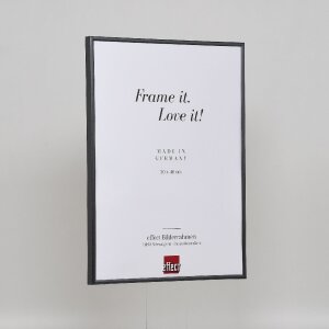 Efecto marco de plástico Art antracita 61x91,5 cm cristal de museo
